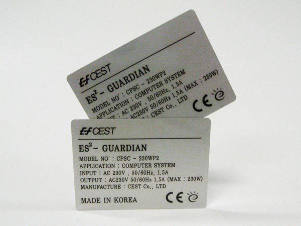 Vinyl sticker labels